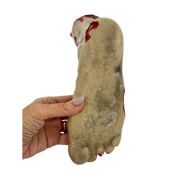 Zombie Feet Set of 2 Halloween Props Vtg Haunted House Life-Size Bloody Seasons - Picture 6 of 7